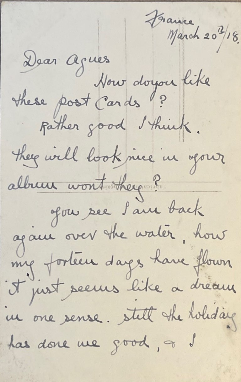 To Agnes From Brother Harold 1 back image