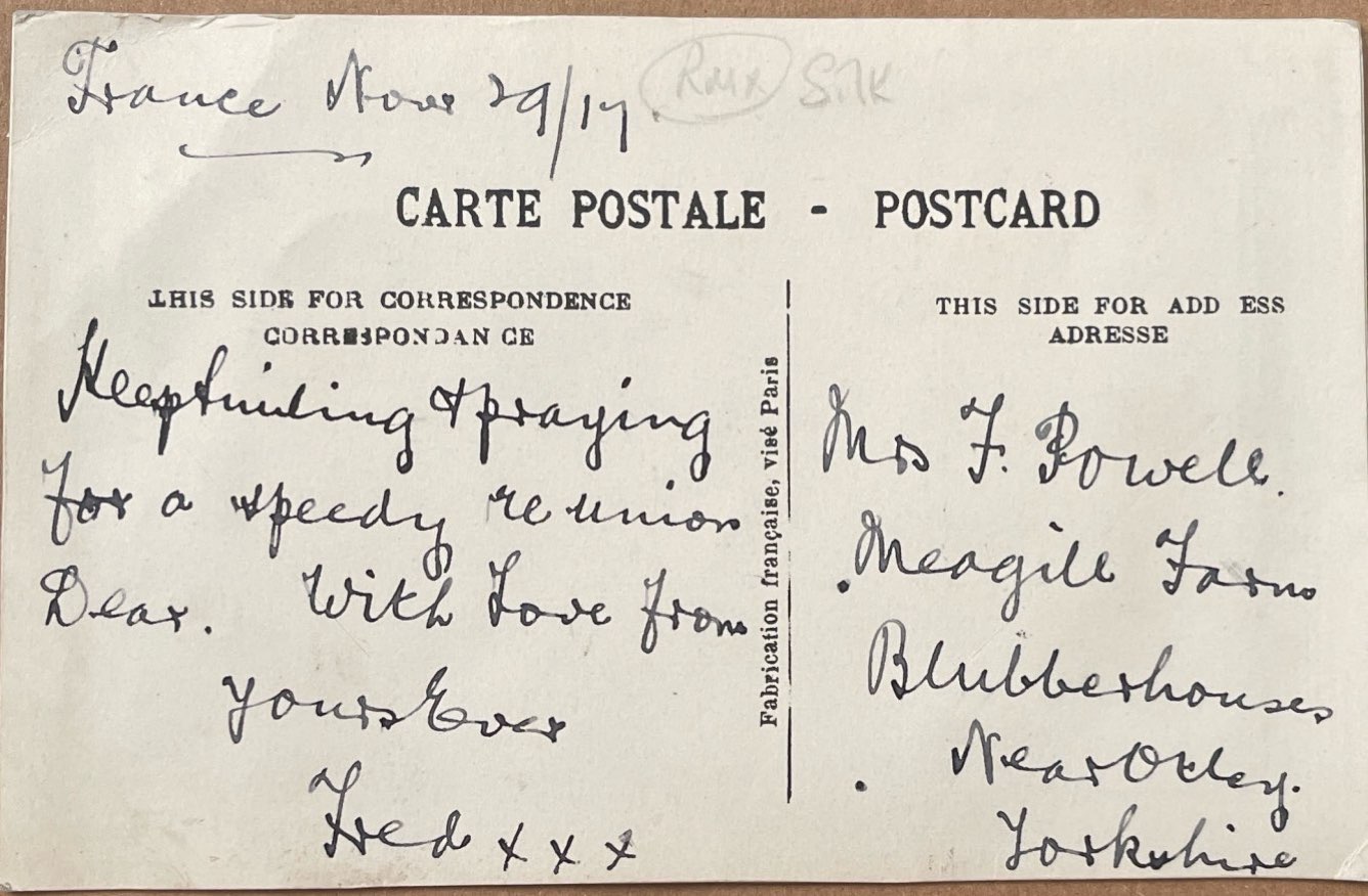 To Wife Dinah From Husband Fred 2 back image