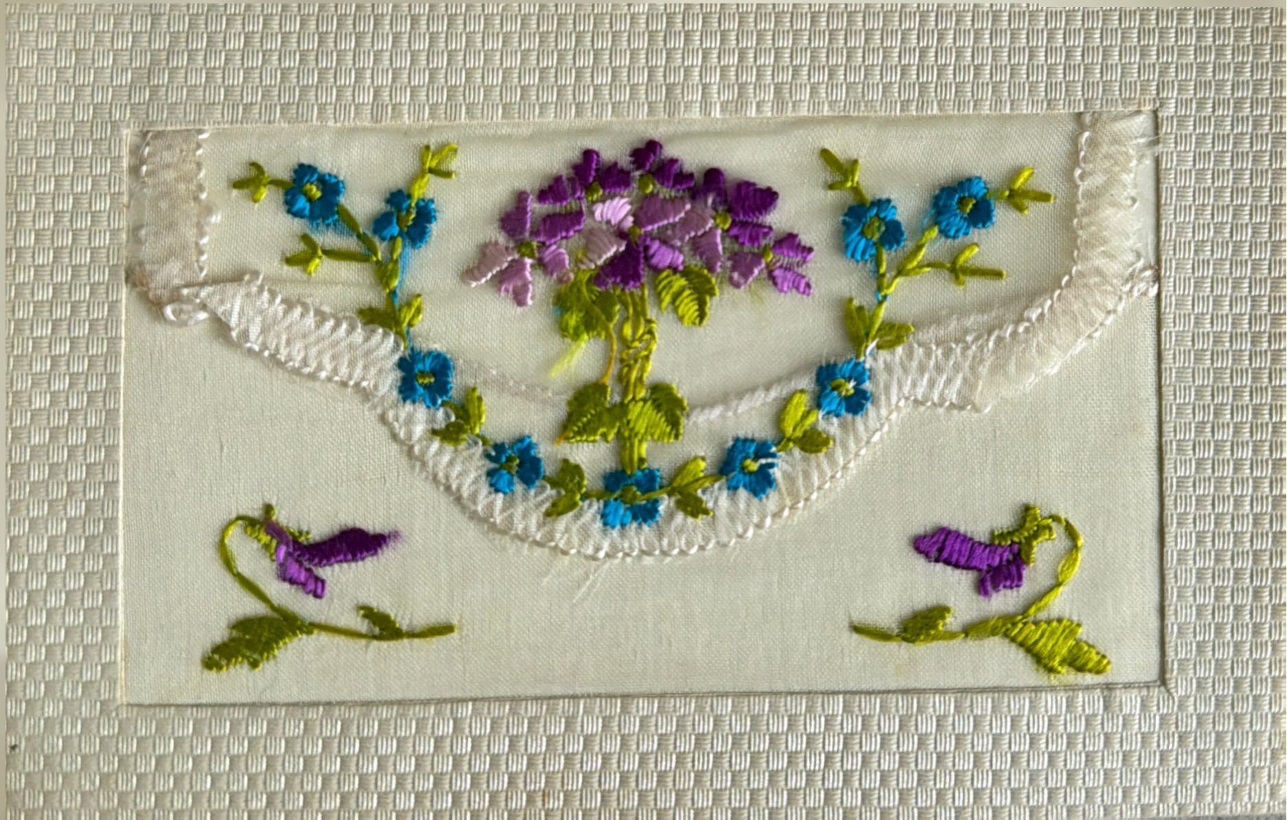 Purple And Blue Flowers Front image