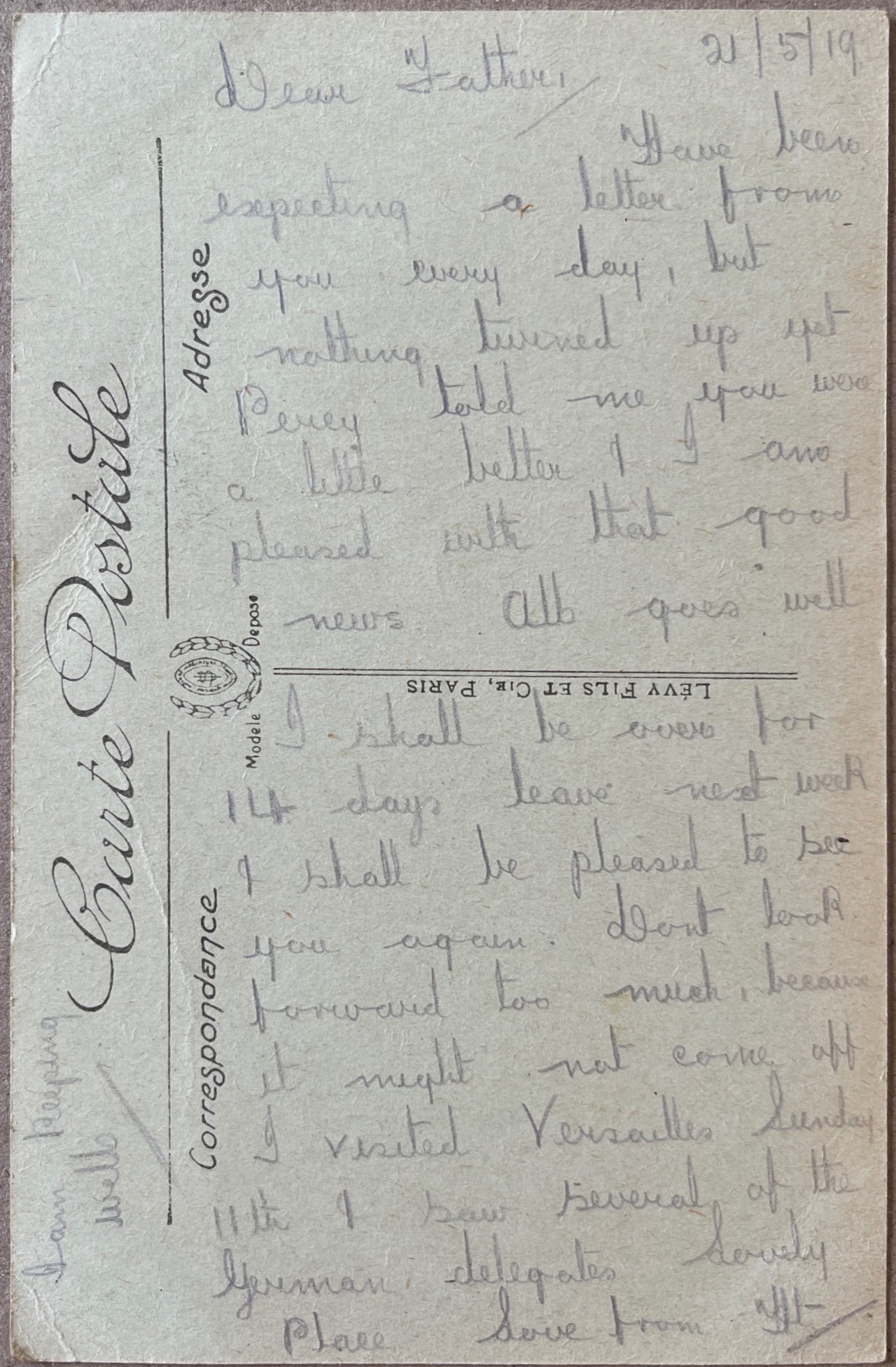 To Father From Son Herbert 17 back image