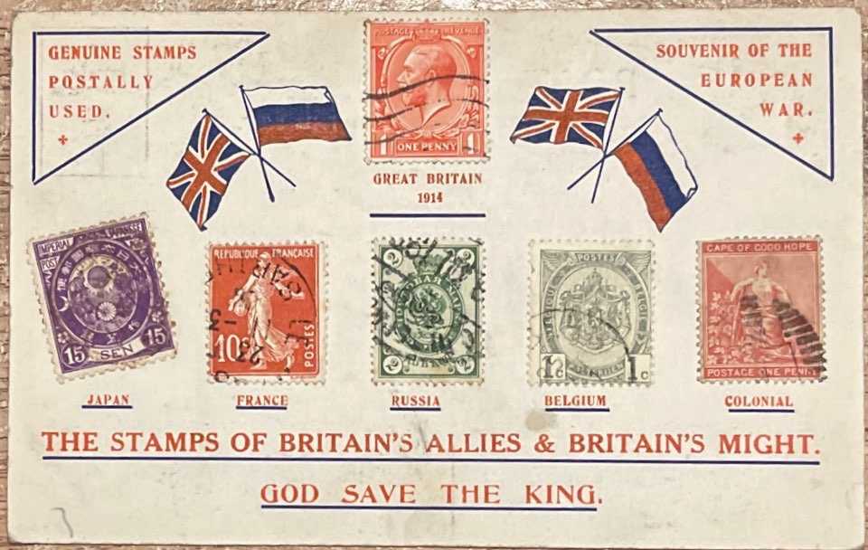 The Stamps Of Britain's Allies front image