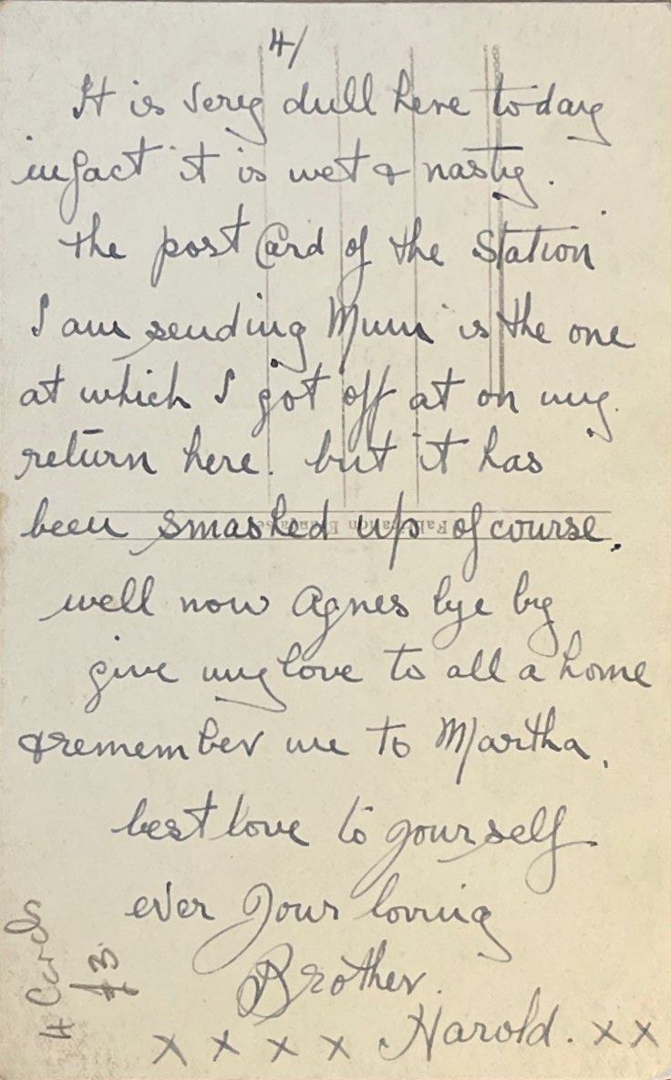 To Agnes From Brother Harold 4 back image
