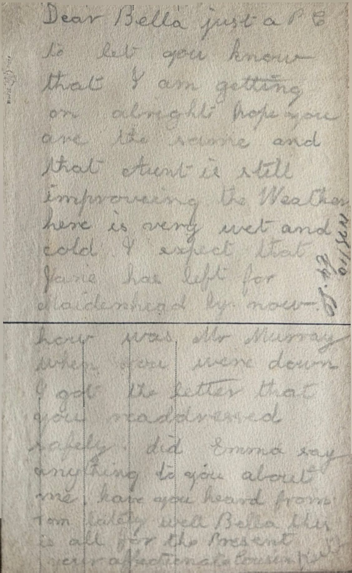 To Bella From Keith Back image