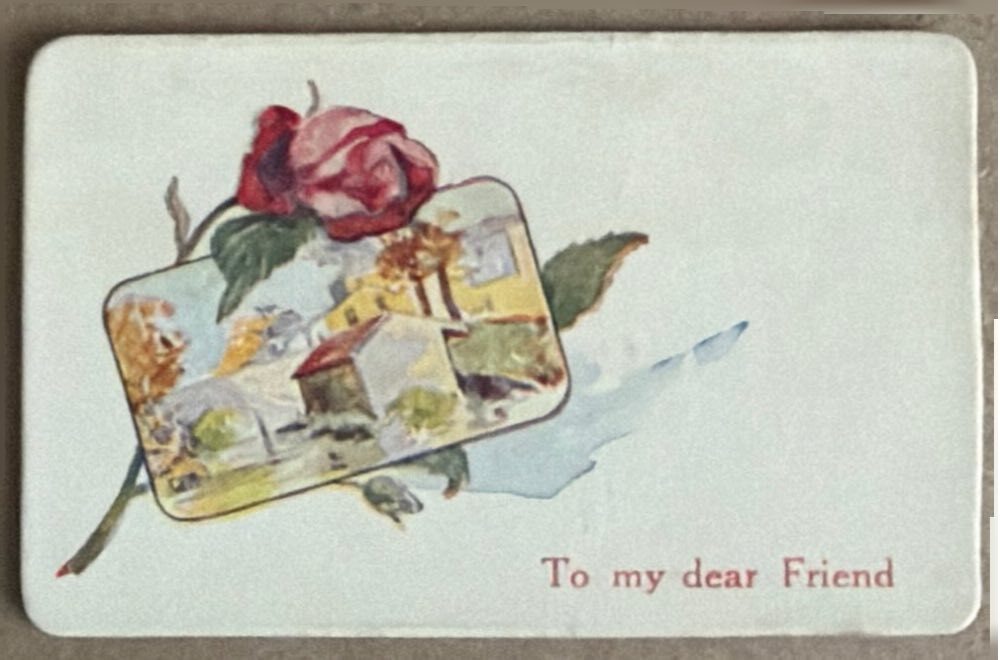 Purple And Blue Flowers Back image