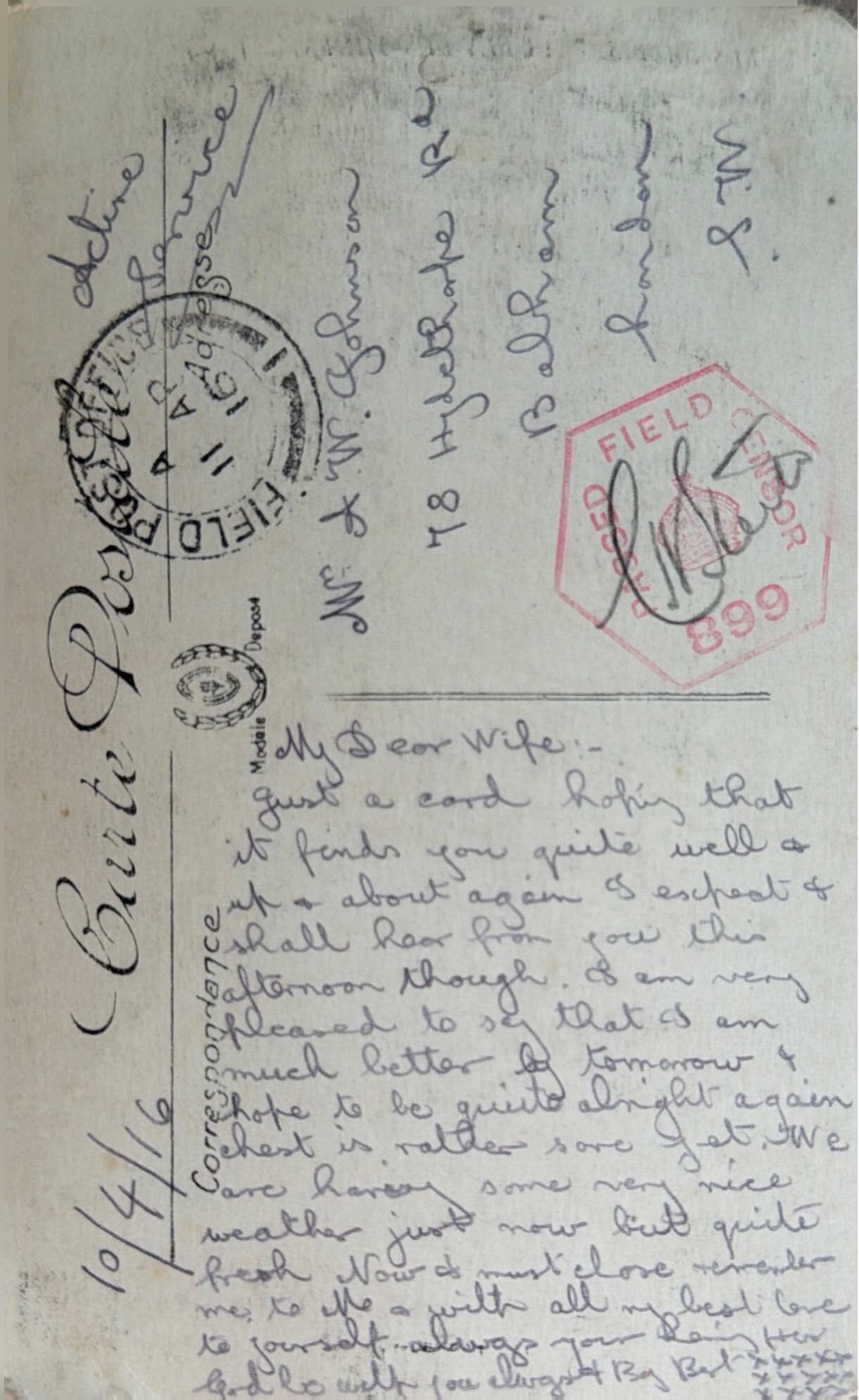 To Wife From Husband Bert 4 back image