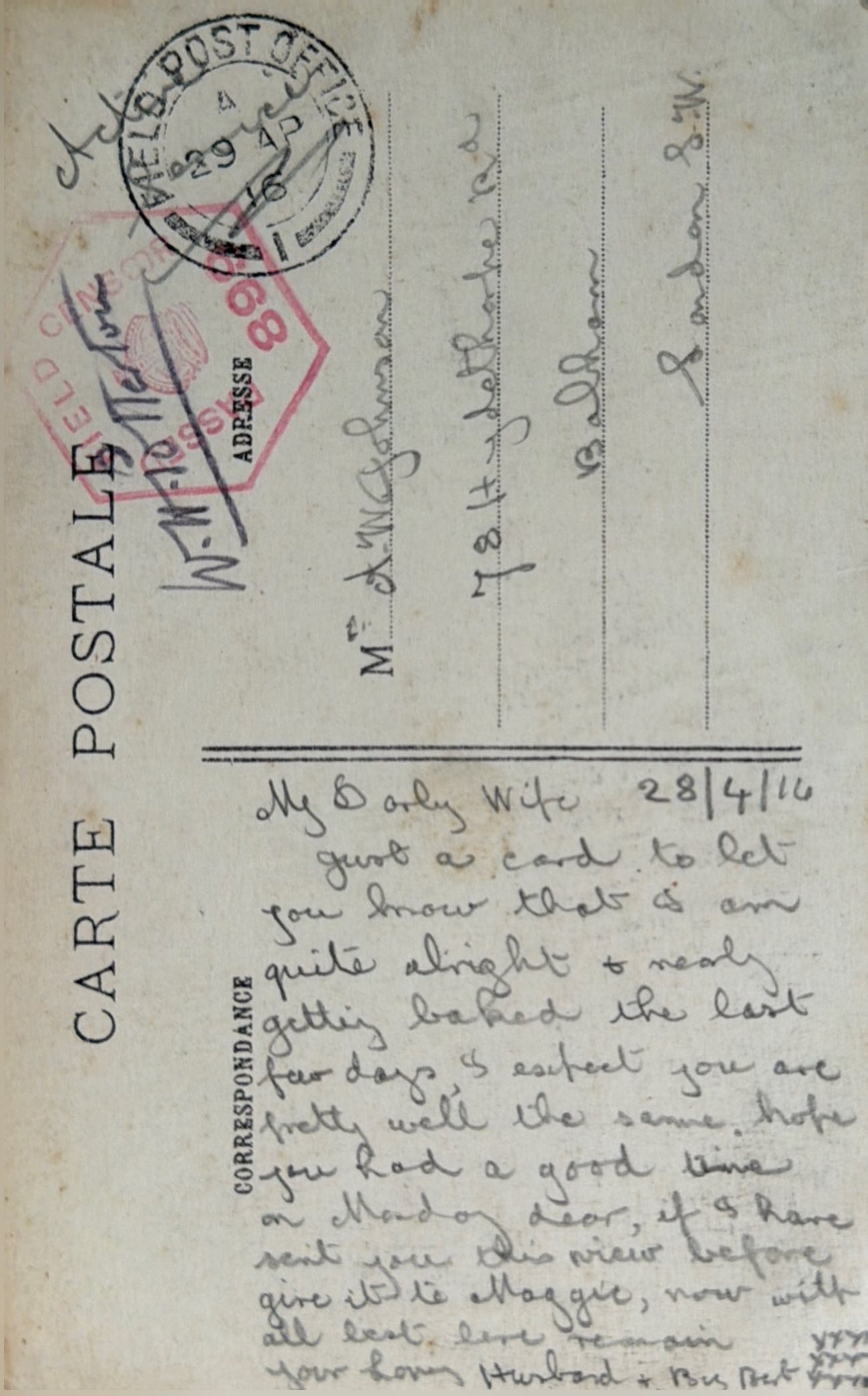 To Wife From Husband Bert 5 back image