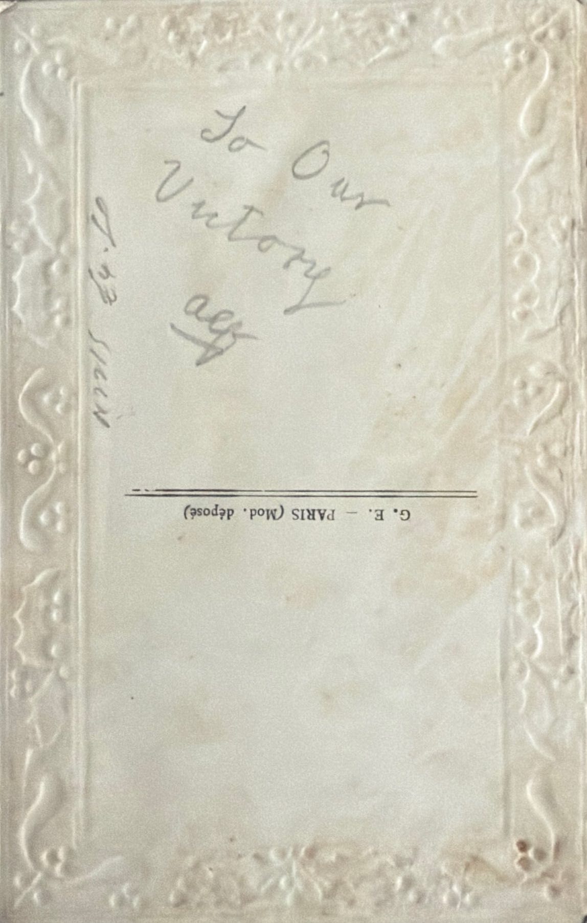 Hurrah For The Allies Back image