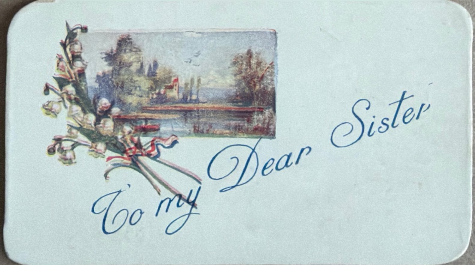 Allied Flags And Flowers Back image