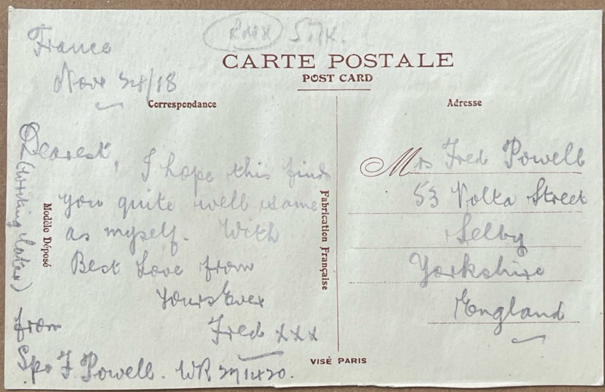 To Wife Dinah From Husband Fred 9 back image