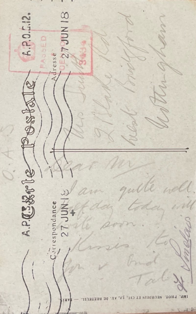 To Family From Arthur 76 back image