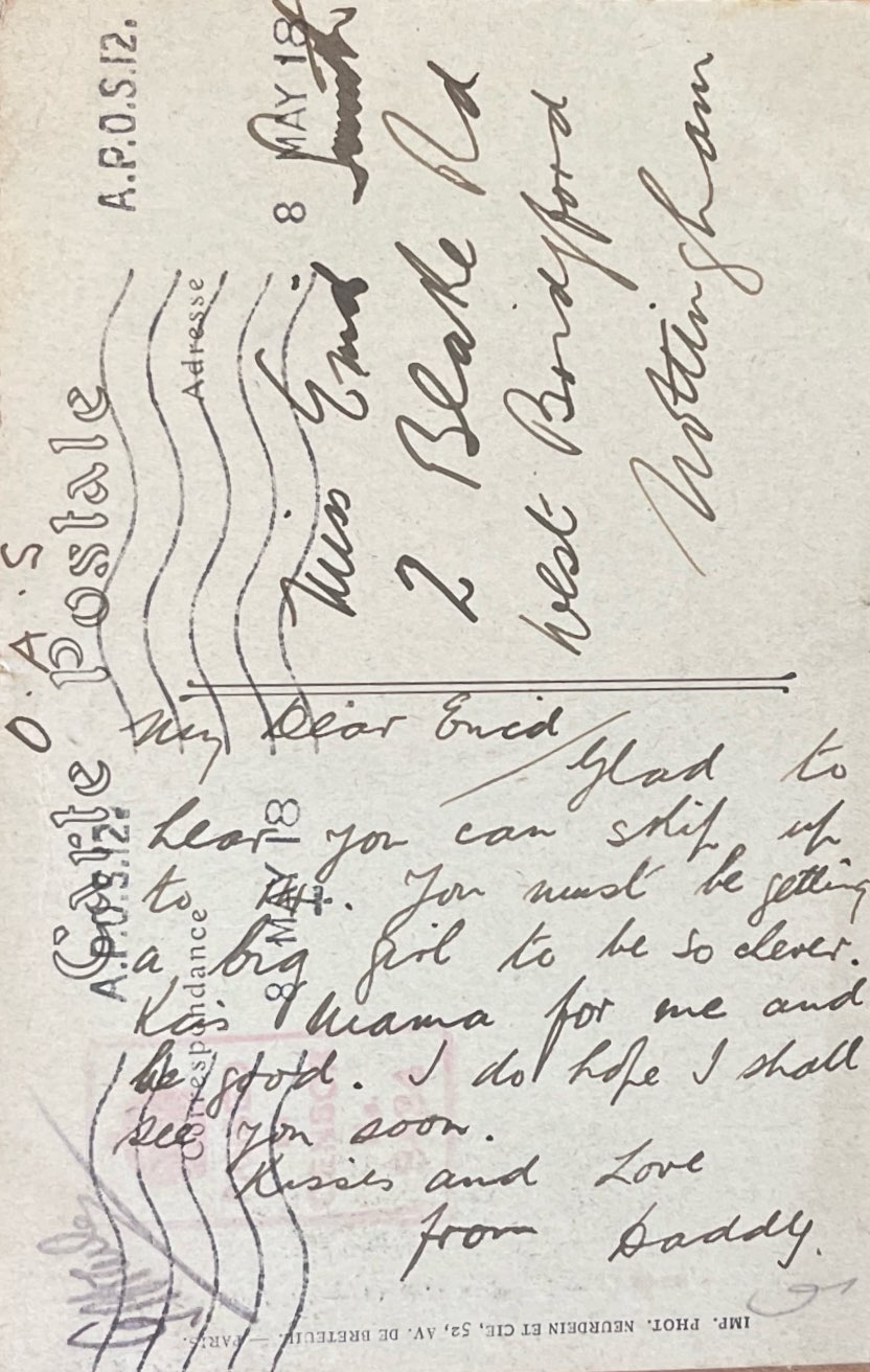 To Family From Arthur 71 back image